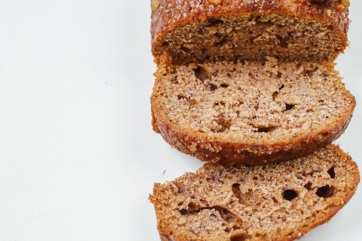 My Favorite Banana Bread ready to serve