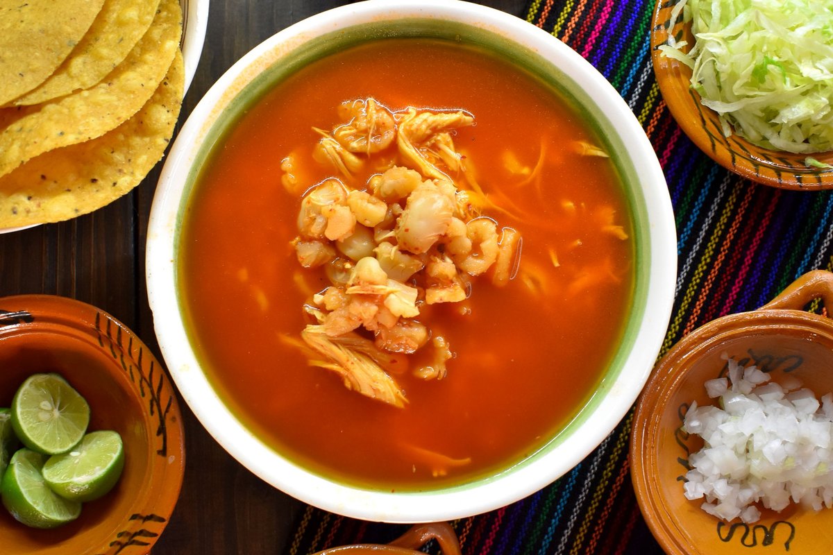 Crockpot Chicken Tortilla Soup ready to serve