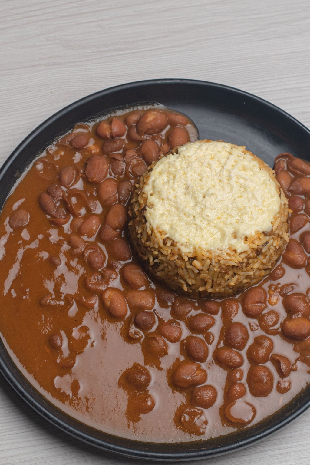 Close up of red beans and rice