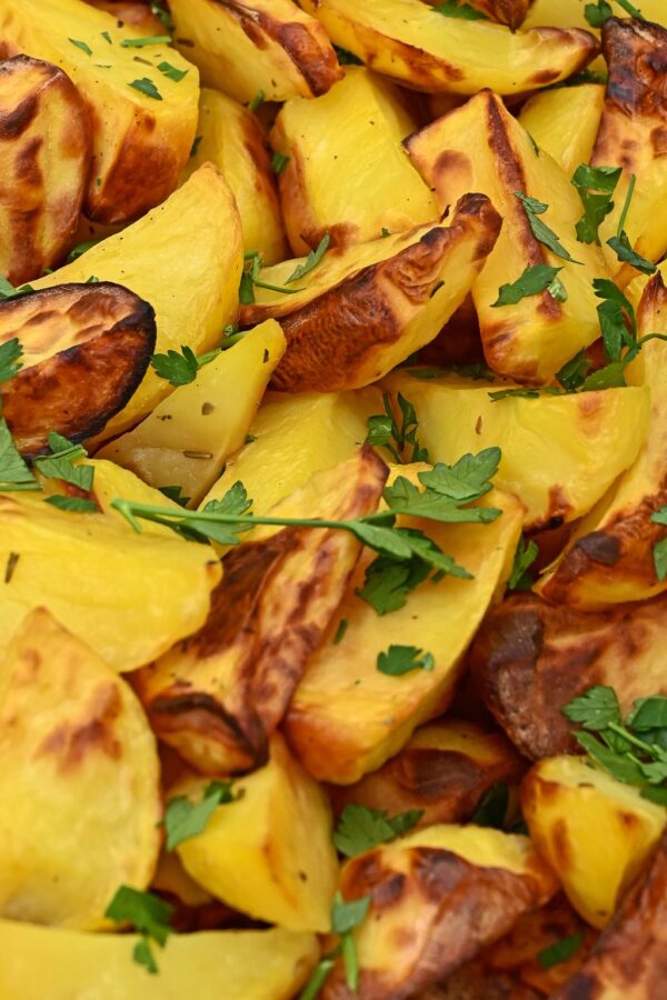 Crispy Garlic Parmesan Potatoes
