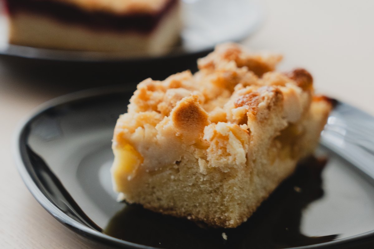 Classic Apple Crisp ready to serve