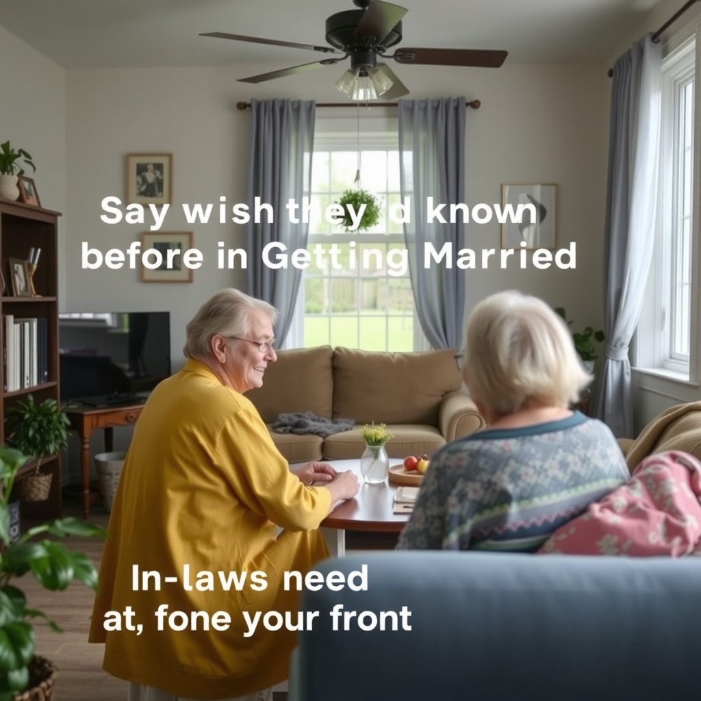 30 Things Women Over 50 Say They Wish They’d Known Before Getting Married In-laws need a united front
