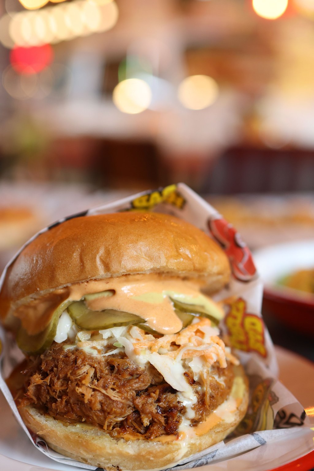 Close up of apple cider pulled pork