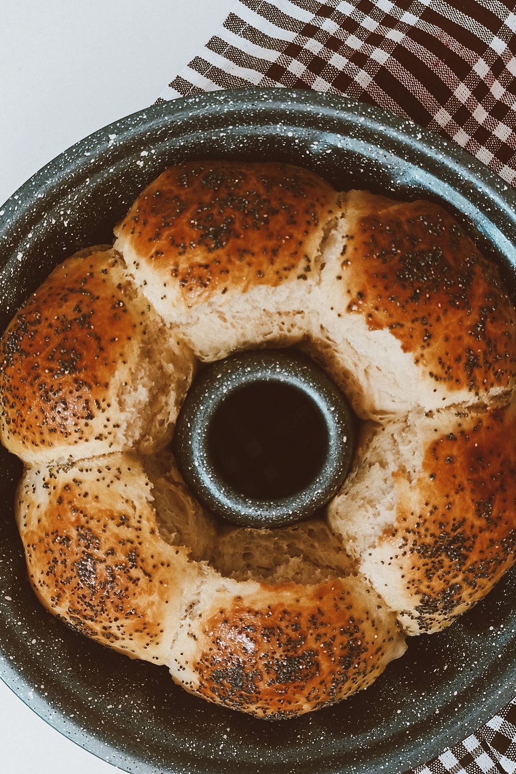 Close up of easy caramel monkey bread