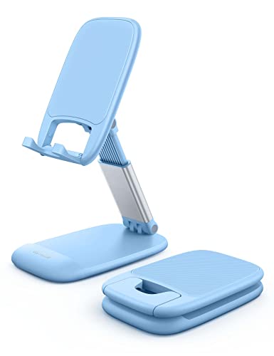 Lamicall Easter Basket Stuffers for Teens Girls Boys Cell Phone Stand, Blue Cell Phone Holder for 4-8'' Smartphone, Desk Accessories & Workspace Organizers, Telephone Stands