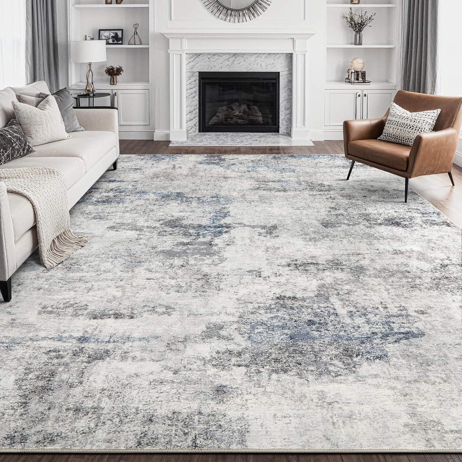 DMOYEST 8x10 Washable Area Rug