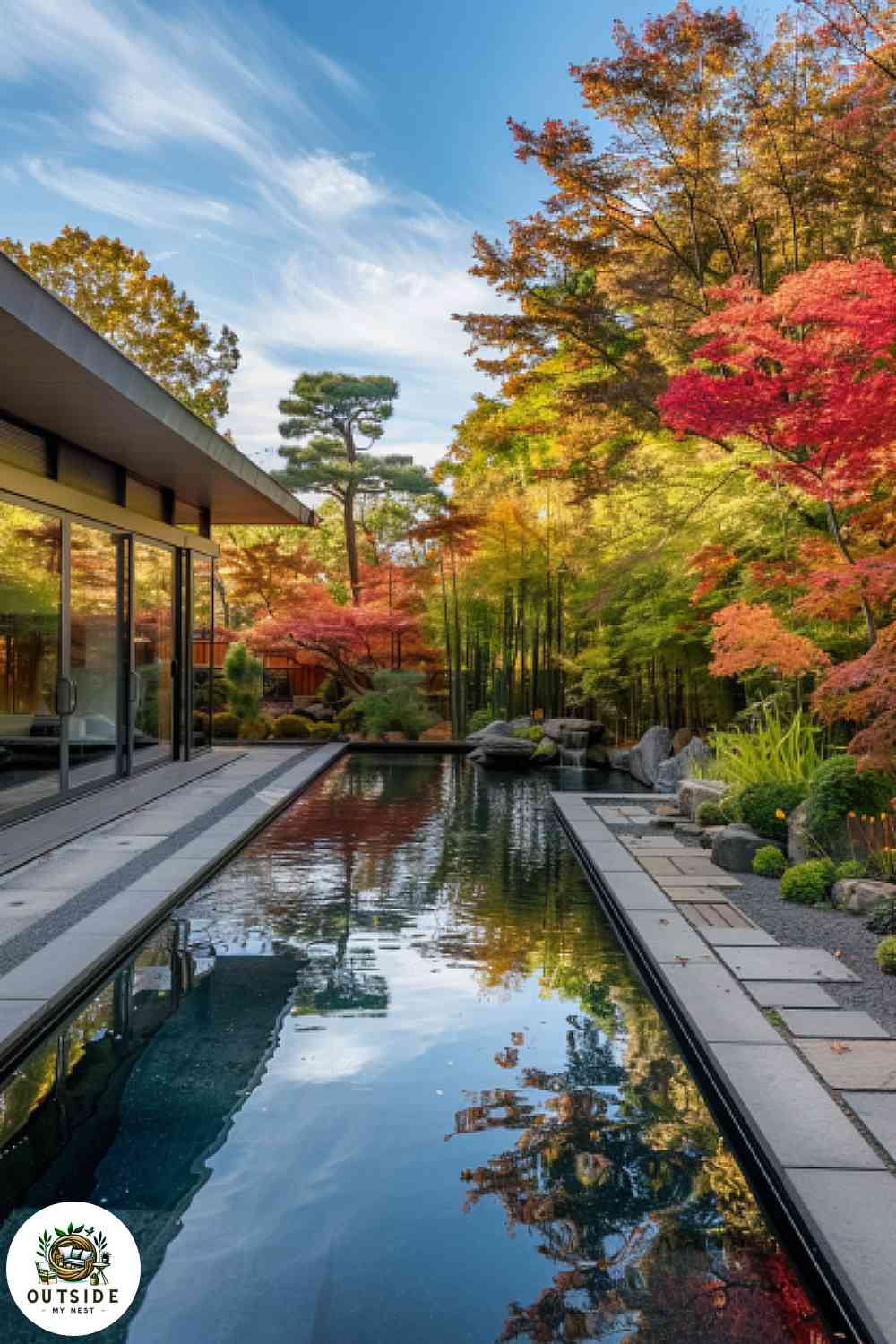 Zen garden pool